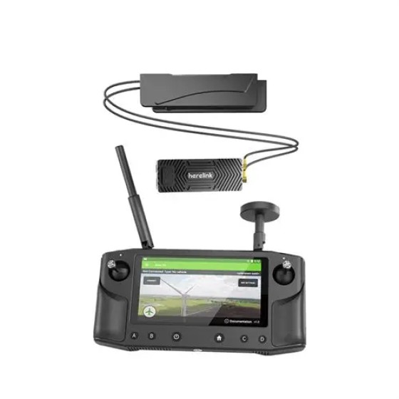 News HEX Herelink V1.1 5.5in Screen 2.4GHz 20KM Long Range HD Digital Video Telemetry Transmission System 720P 1080P 30/60fps